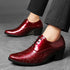 Luxury Designer Red Leather Men's Oxford Wedding Dress Shoes